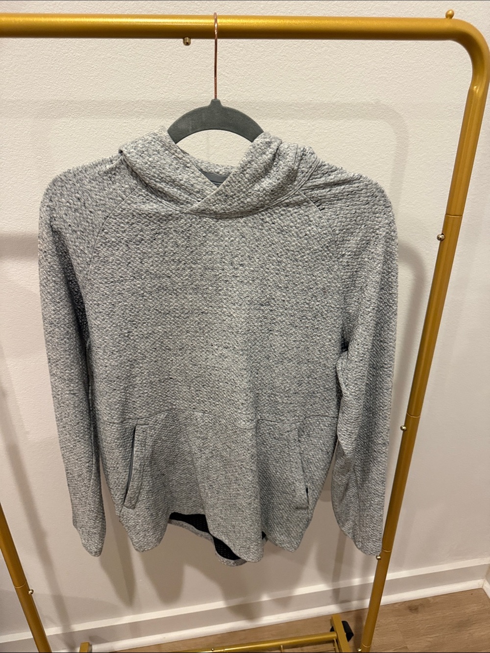 lululemon athletica Light Gray Crewneck Hoodie